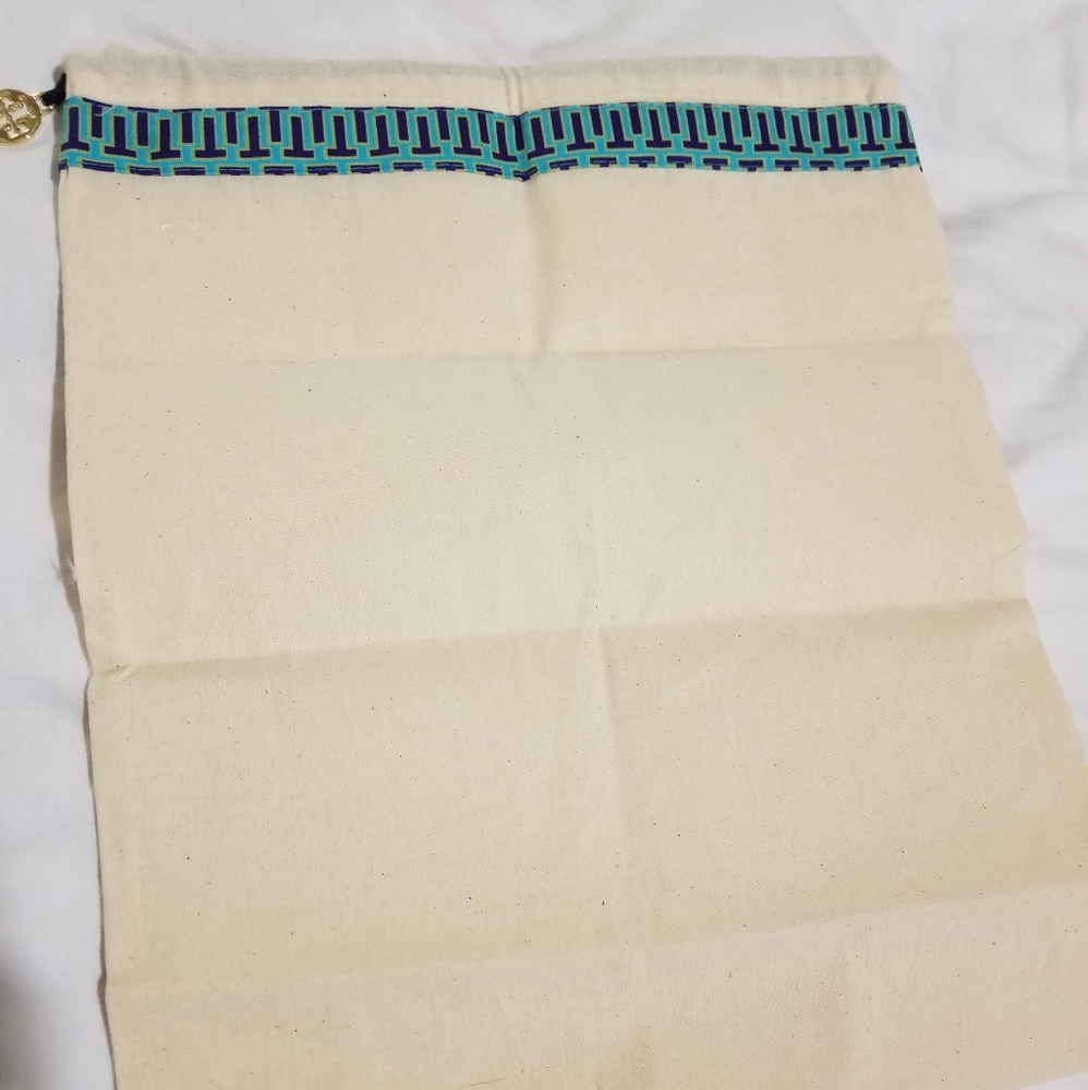 New Tory Burch shoe dust bag